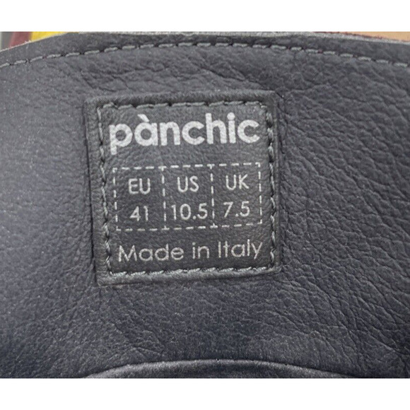 Panchic Ankle‎ Boot Womens 10.5 Wine Made In Italy - Picture 4 of 11